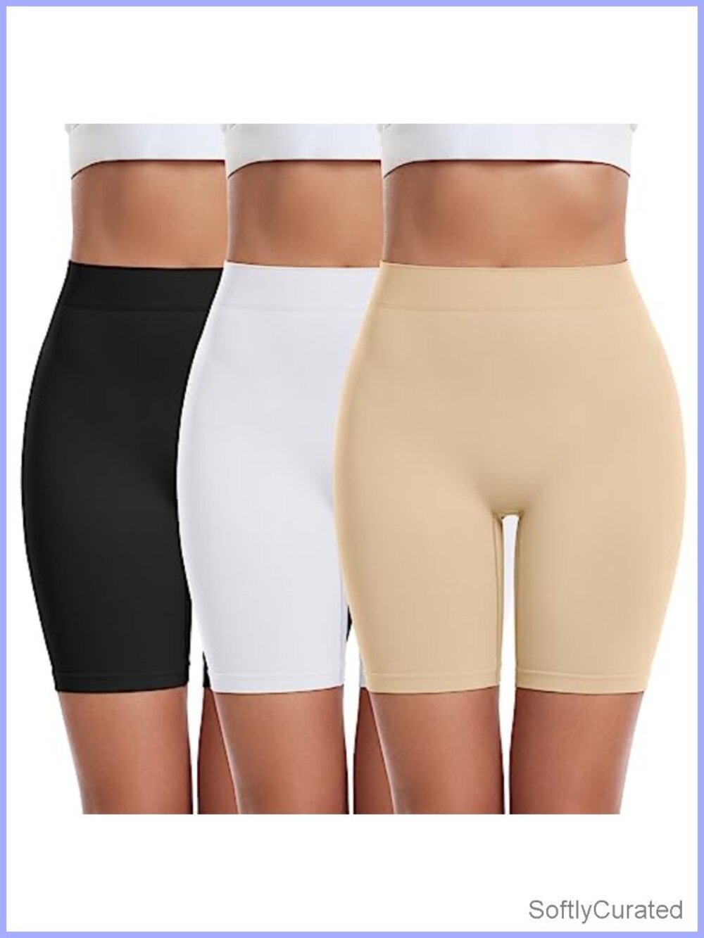 Slip Shorts Under Dresses Anti Chafing Yoga Biker Shorts Women